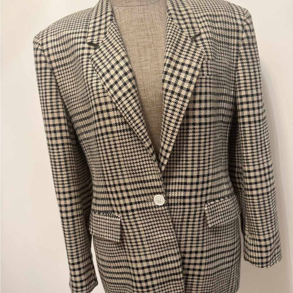 Vintage Jones New York Glen Plaid blazer 10